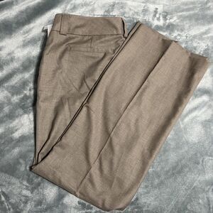 Gap Womens Curvy Fit Stretch Gray Slash Pockets Trousers Size 12 Ankle